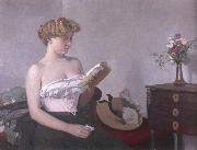 Felix Vallotton Woman Reading